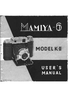 Mamiya Six manual. Camera Instructions.